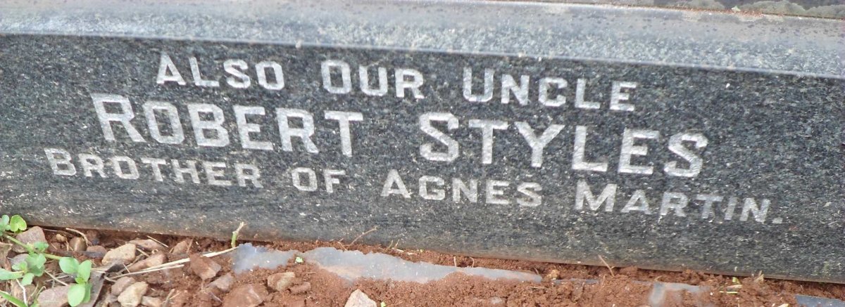 MARTIN Thomas Johnstone 1882-1942 &amp; Agnes Marian STYLES 1889-1961