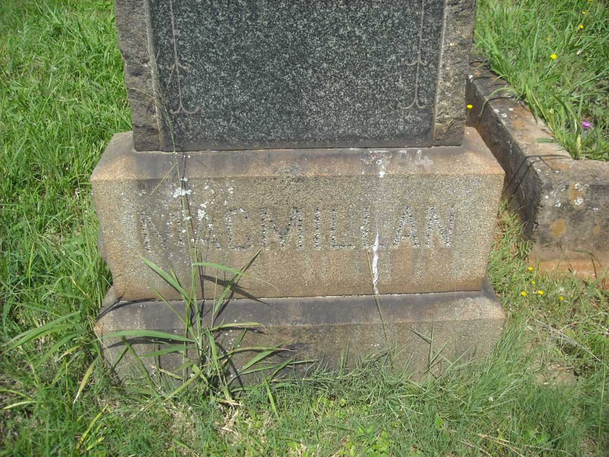 MACMILLAN Elizabeth Speirs nee FOSTER 1862-1924