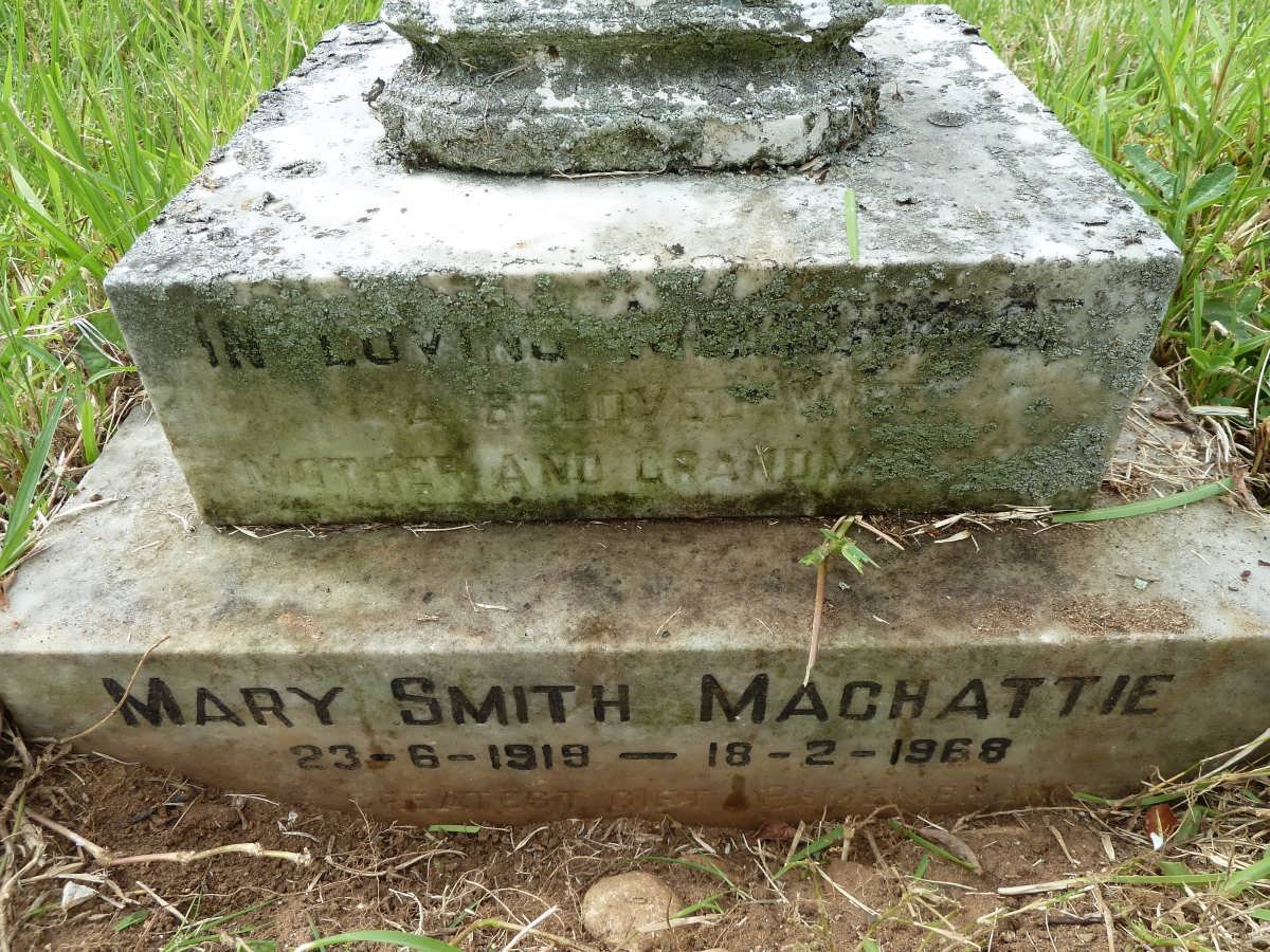 MACHATTIE Mary Smith 1919-1968