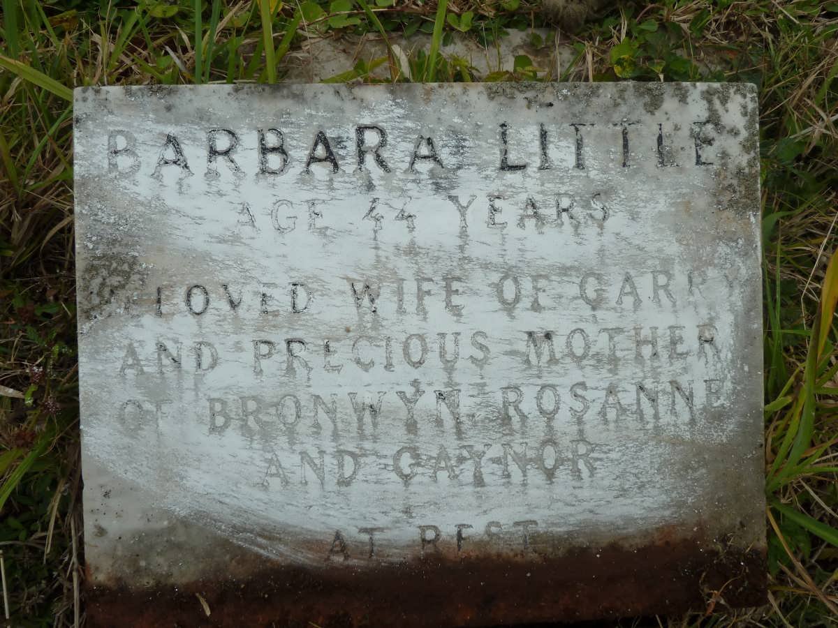MARTIN John Cook -1926 &amp; Caroline Elizabeth -1948 :: MARTIN John Douglas -1959 :: LITTLE Barbara - 1975