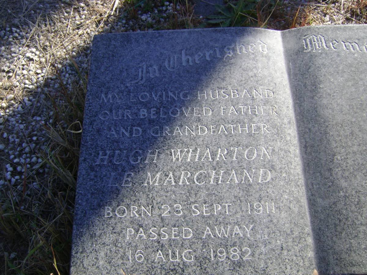 MARCHAND Hugh Wharton, Le 1911-1982