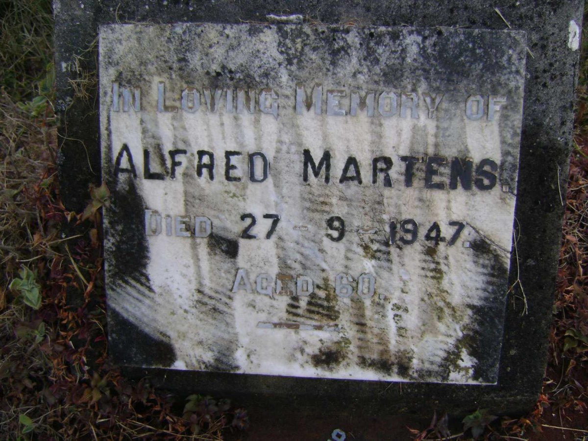 MARTENS Alfred -1947