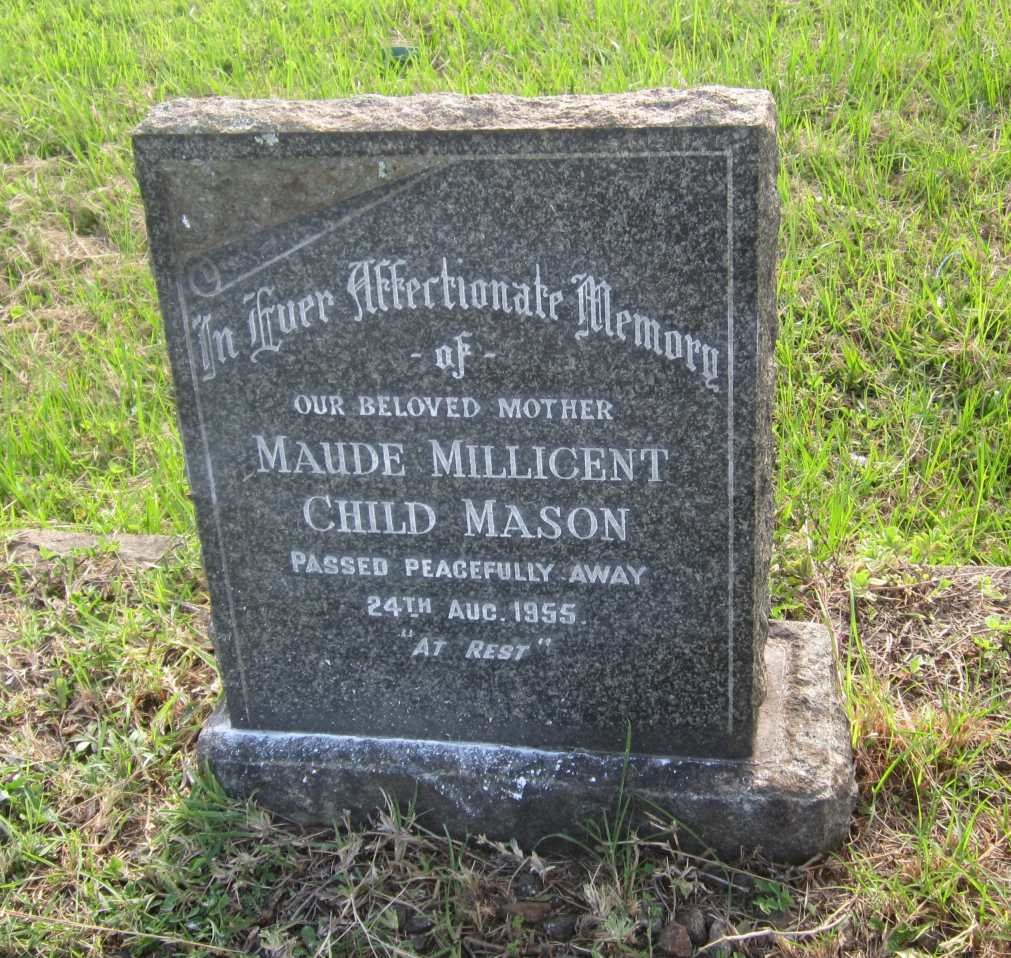 MASON Maude Millicent Child -1955