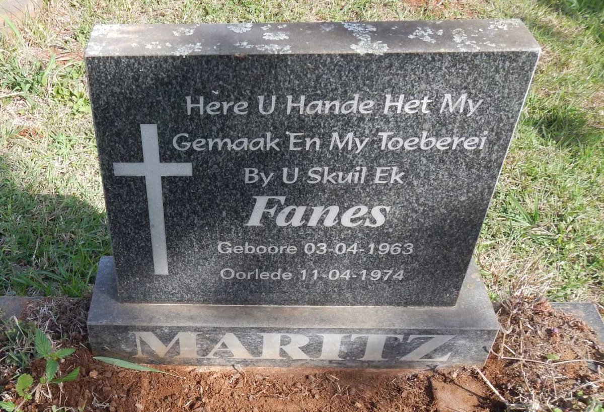 MARITZ Johannes Stephanus 1963-1974