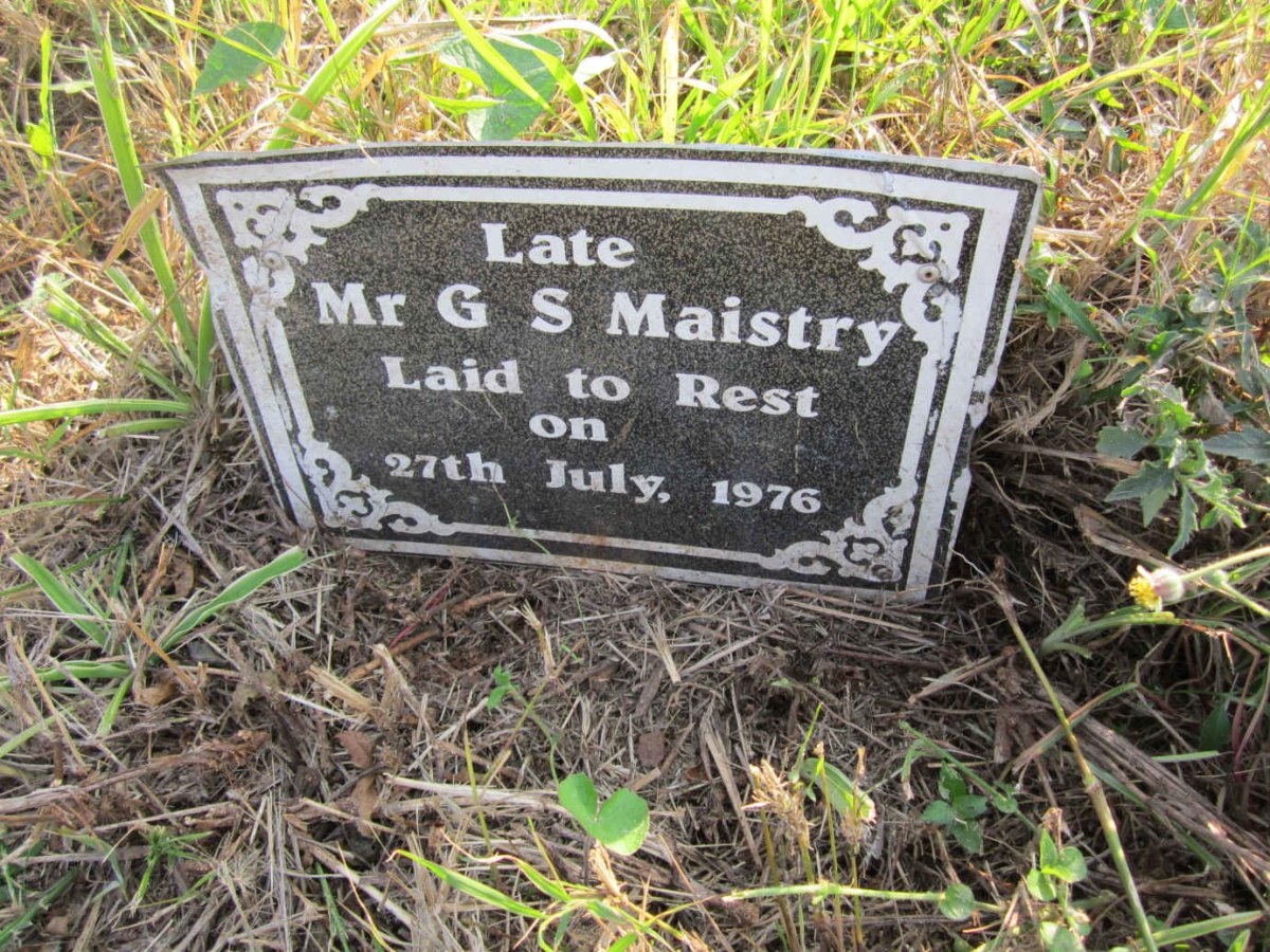 MAISTRY G.S. -1976