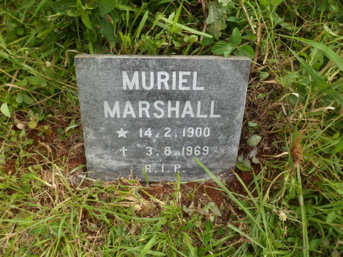 MARSHALL Muriel 1900-1969