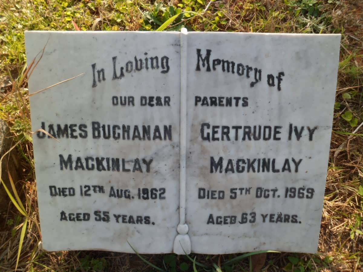 MACKINLAY James Buchanan -1962 &amp; Gertrude Ivy -1969
