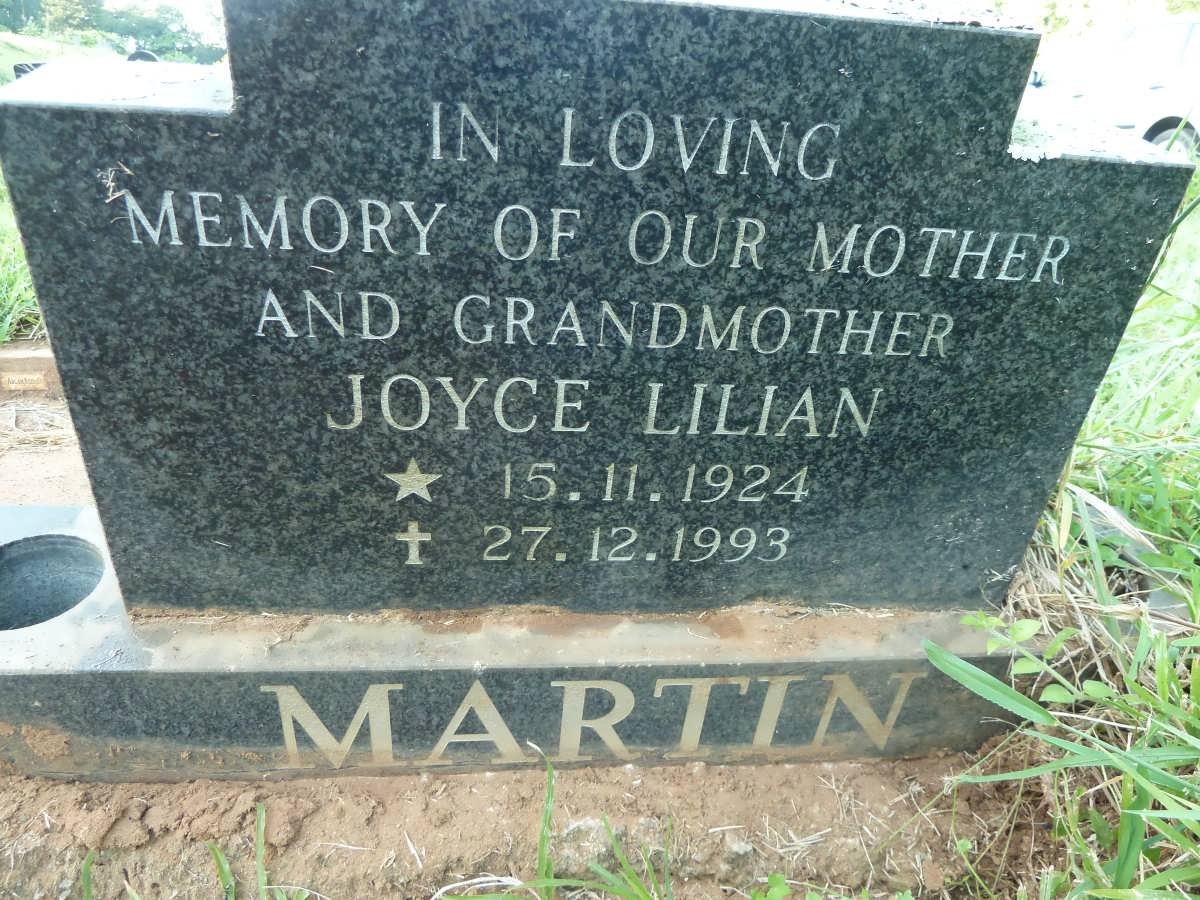 MARTIN Joyce Lilian 1924-1993
