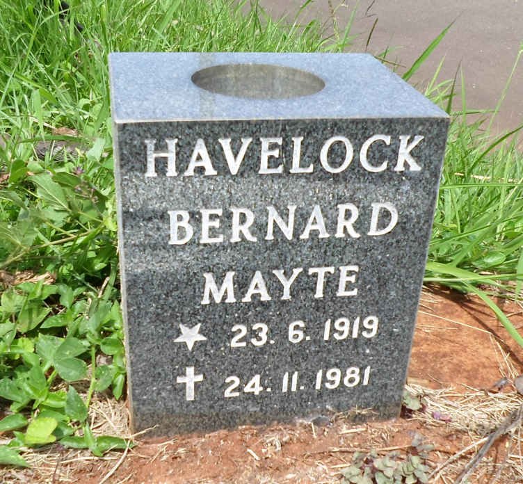 MAYTE Havelock Bernard 1919-1981