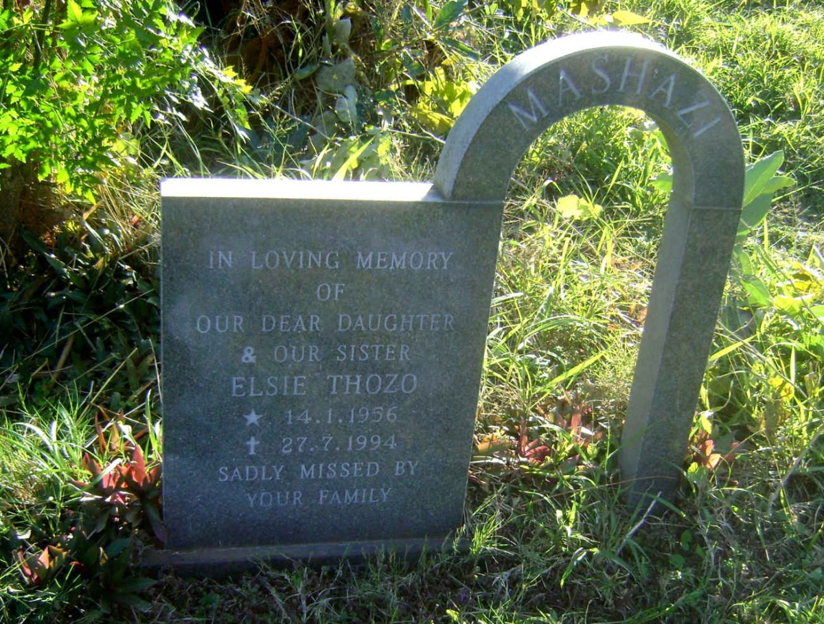 MASHAZI Elsie Thozo 1956-1994