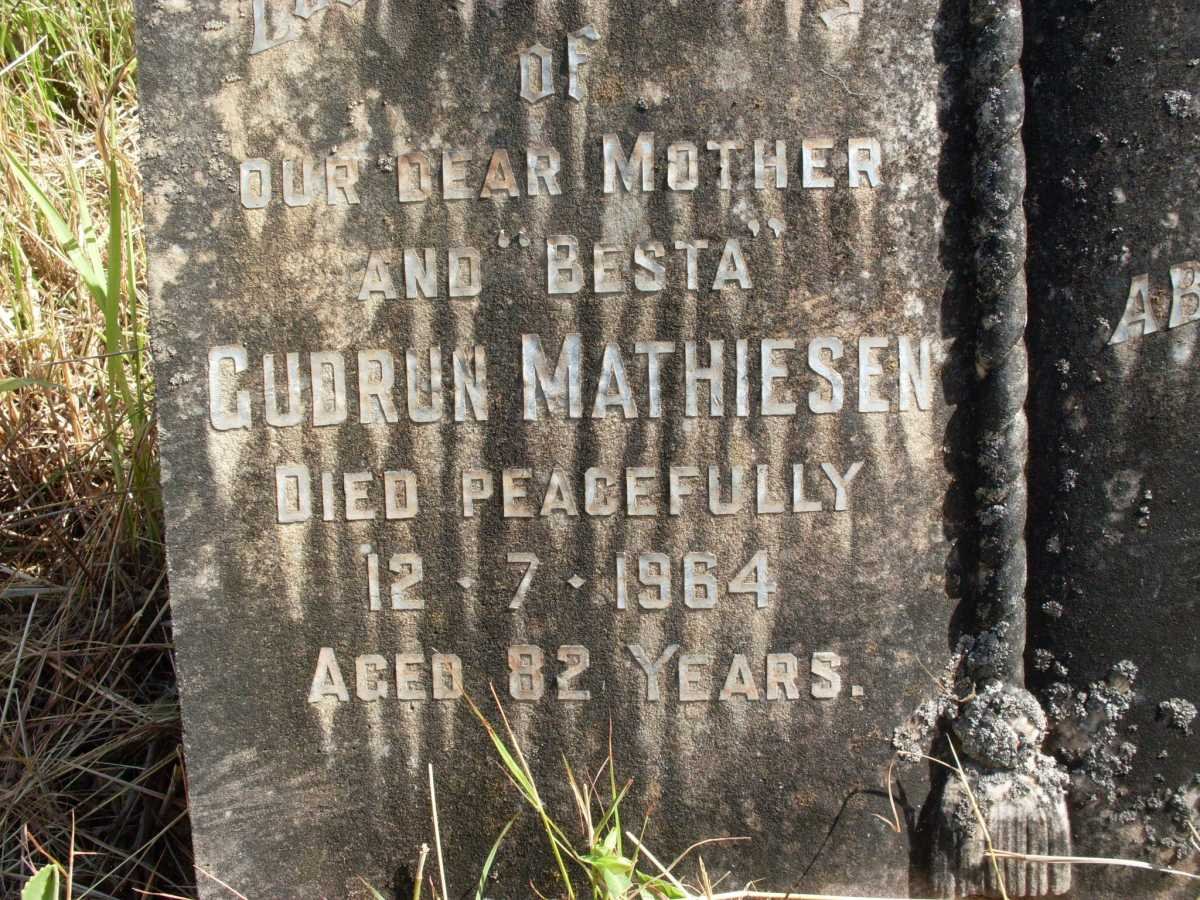 MATHIESEN Gudrun -1964