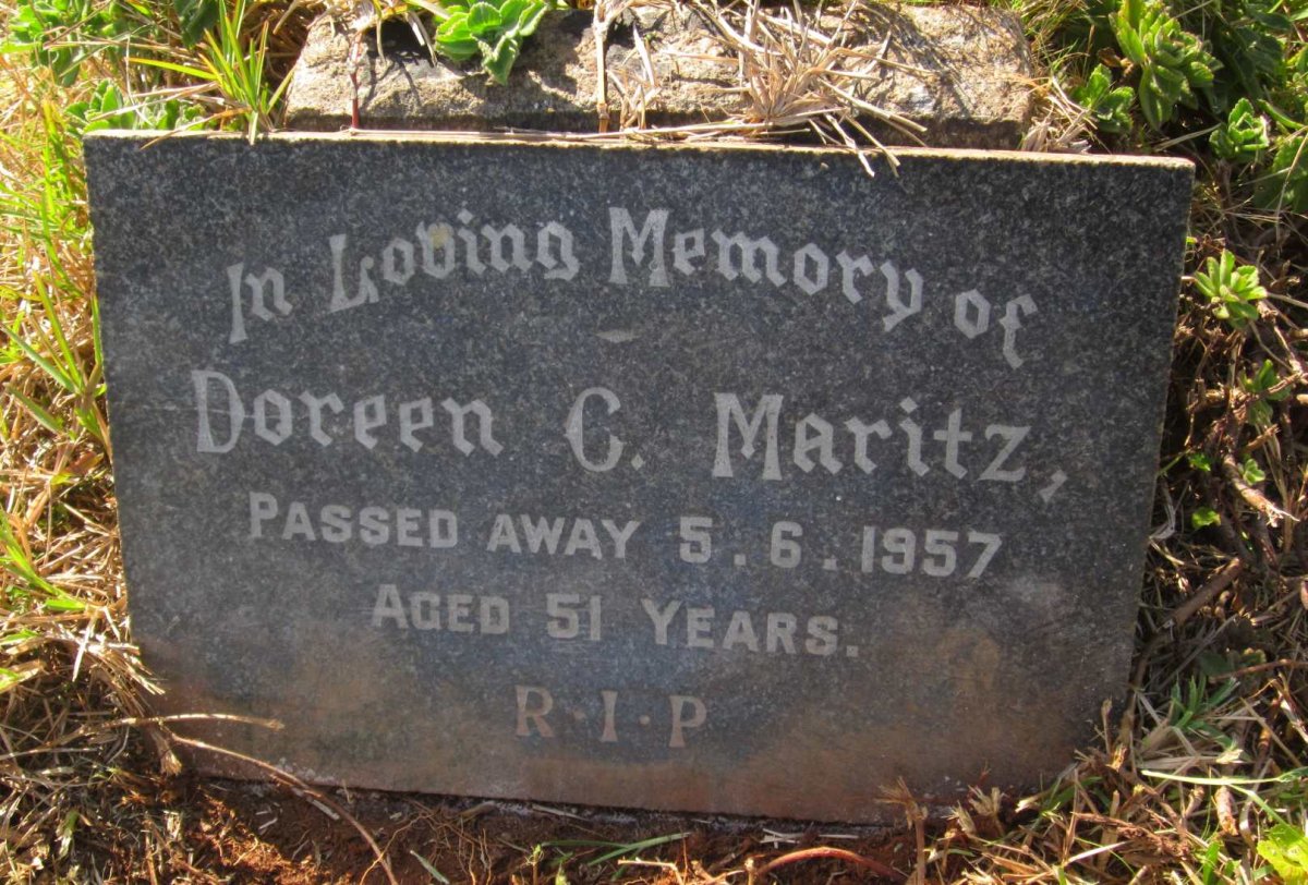 MARITZ Doreen C. -1957