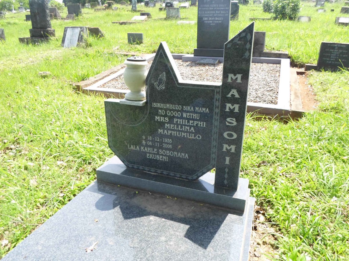 MAMSOMI Philephi Mellina Maphumulo 1935-2006