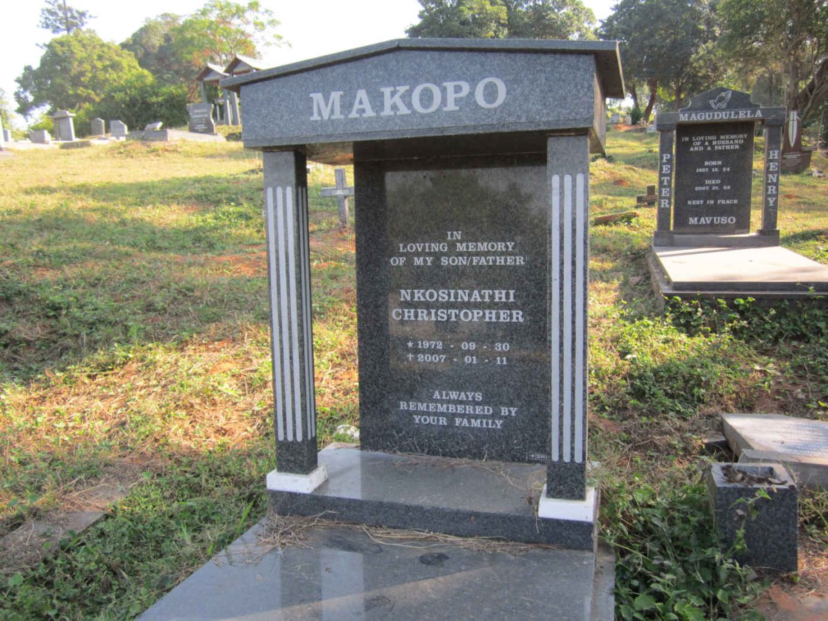 MAKOPO Nkosinathi Christopher 1972-2007