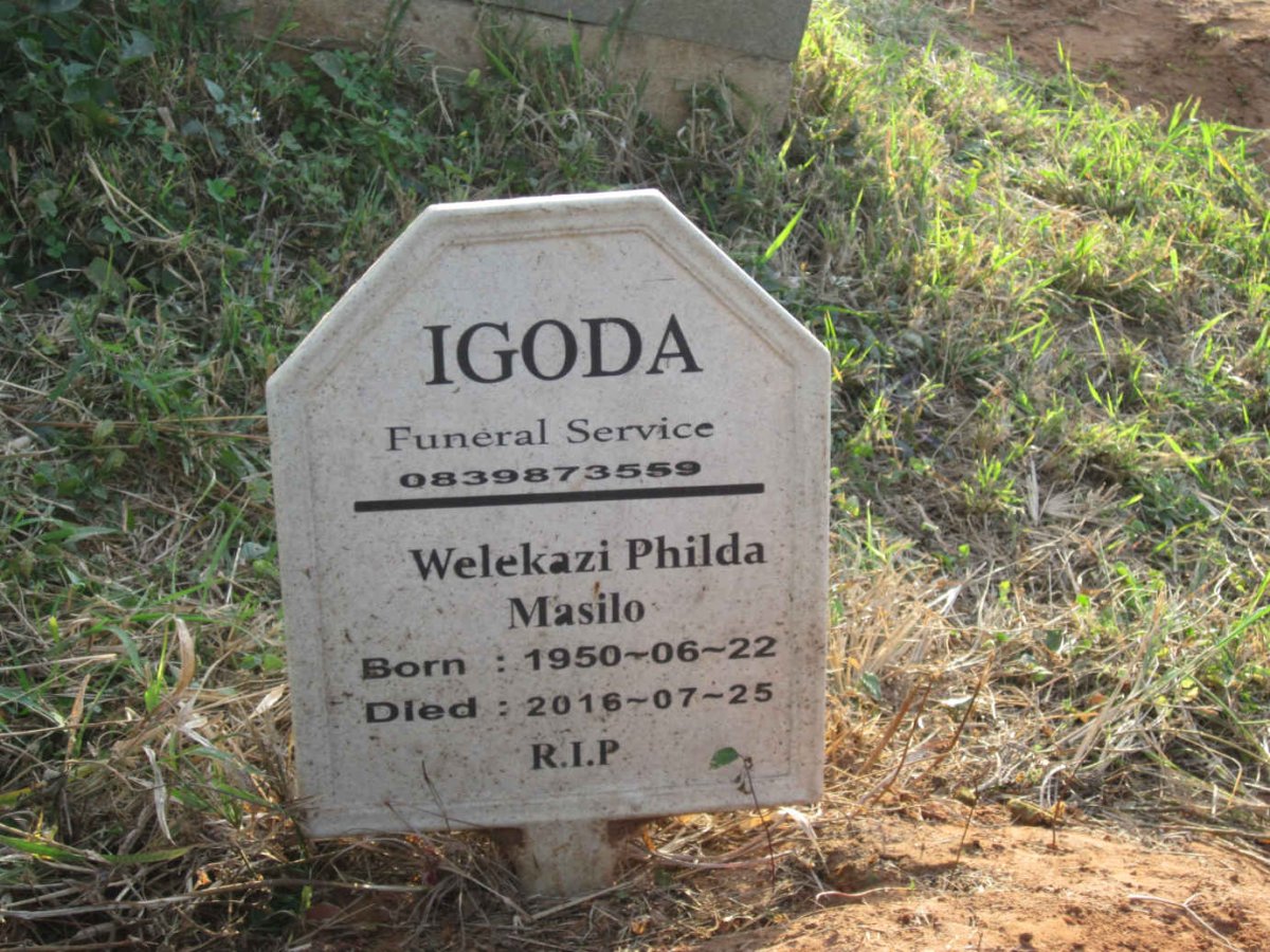 MASILO Welekazi Philda 1950-2016