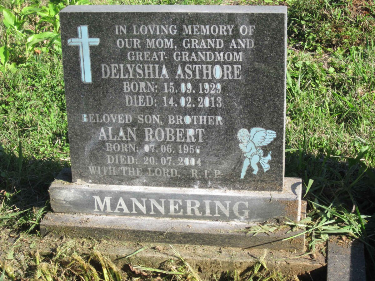 MANNERING Delyshia Asthore 1929-2013 :: MANNERING Alan Robert 1956-2004