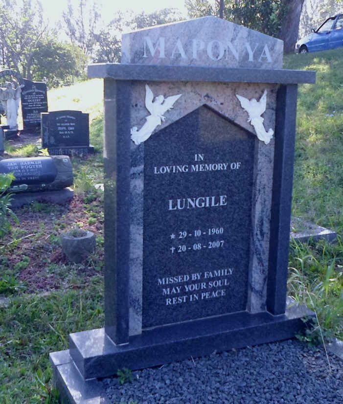 MAPONYA Lungile 1960-2007