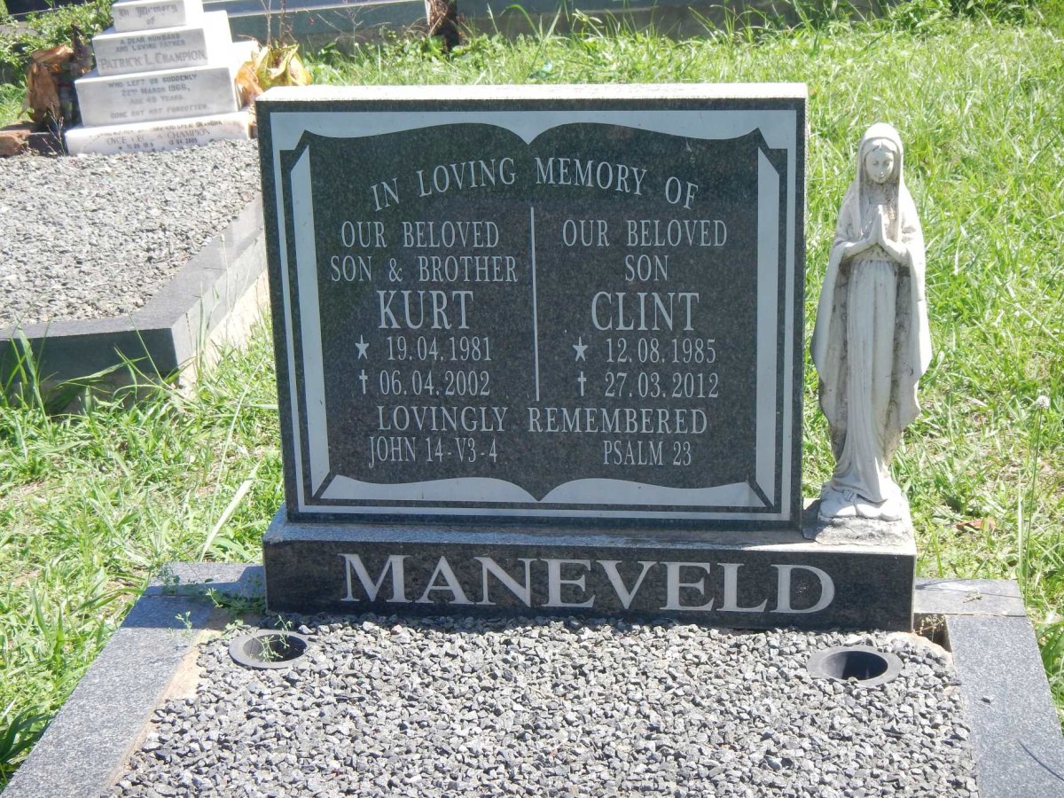 MANEVELD Kurt 1981-2002 :: MANEVELD Clint 1985-2012