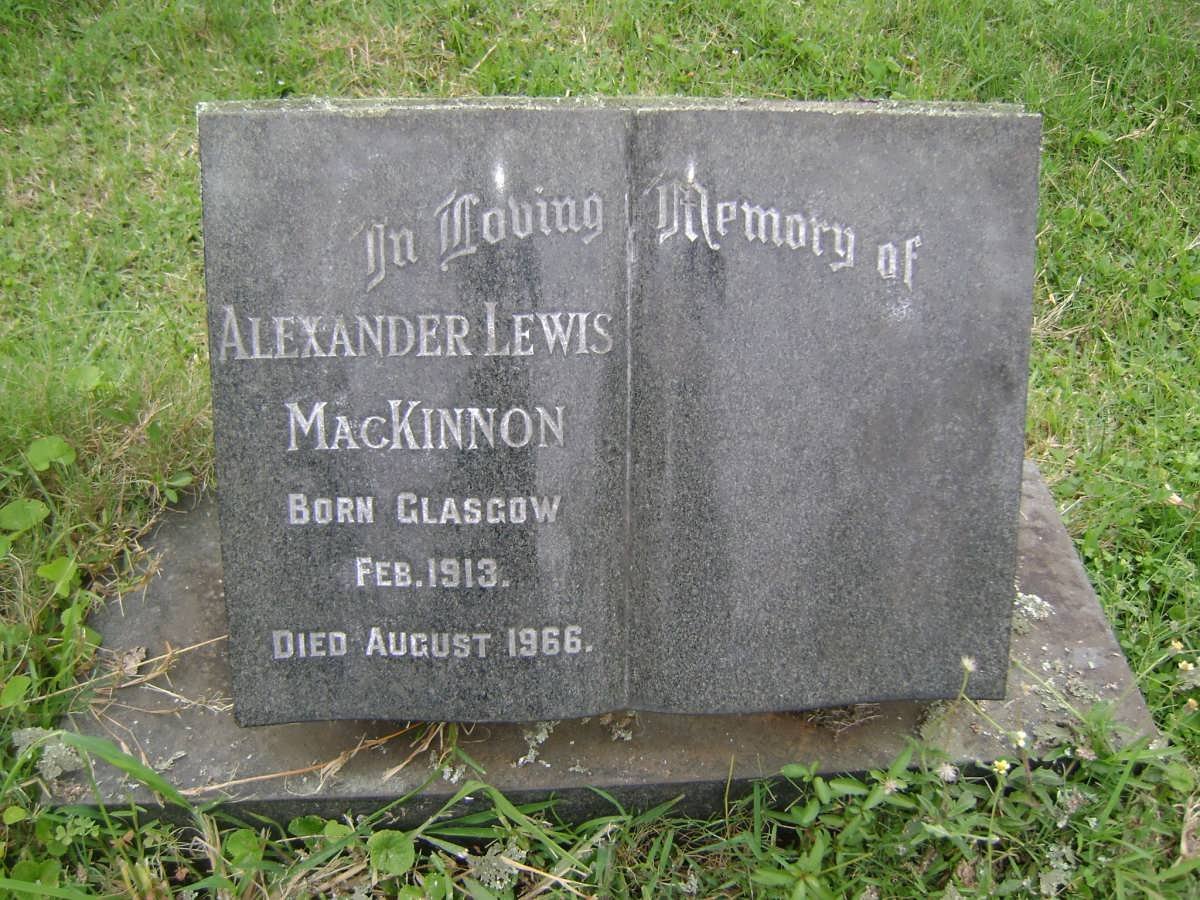 MACKINNON Alexander Lewis 1913-1966
