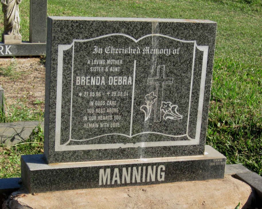MANNING Brenda Debra 1966-2004