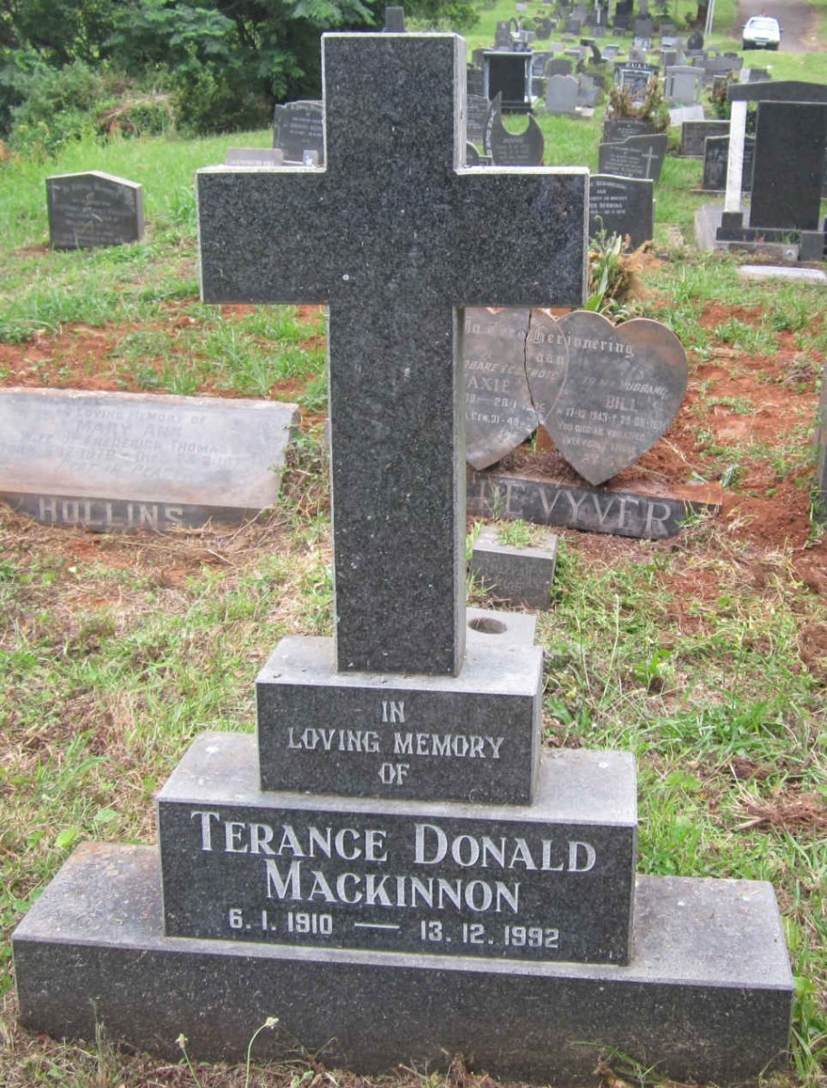 MACKINNON Terance Donald 1910-1992