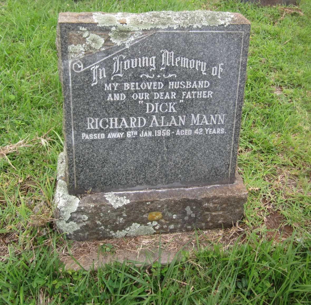 MANN Richard Alan -1956