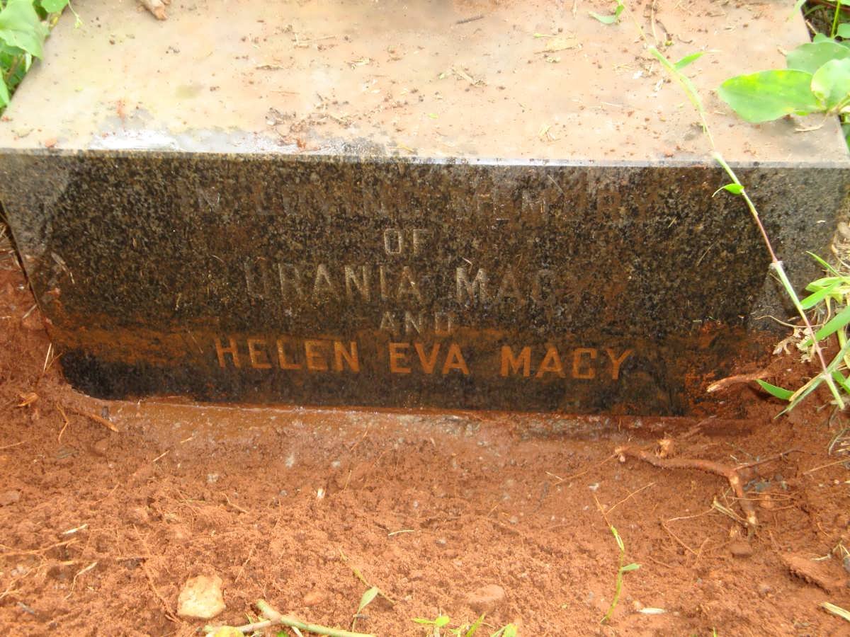 MACY Urania -1955 :: MACY Helen Eva -1979