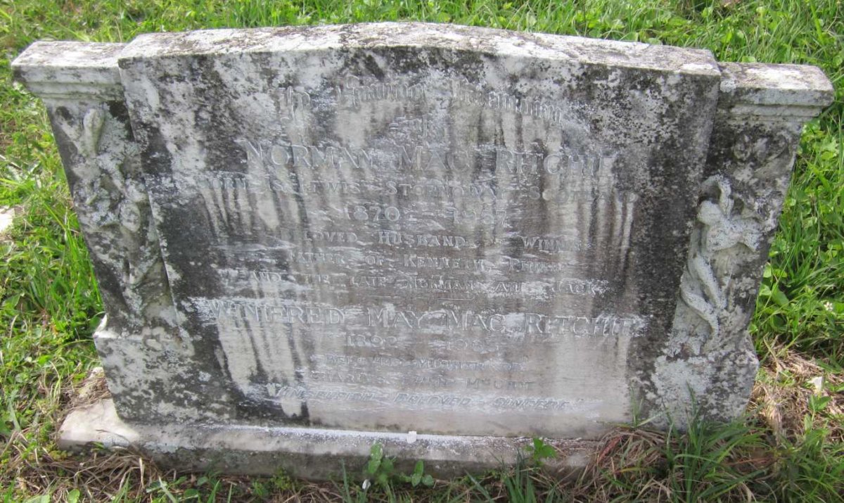 MacRITCHIE Norman 1870-1957 &amp; Winifred May 1892-1963
