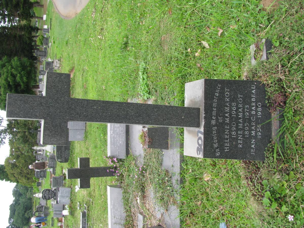 MAMAROT Rene 1895-1973 &amp; Helene 1890-1968 :: BARBEAU Jean-Marc 1956-1980