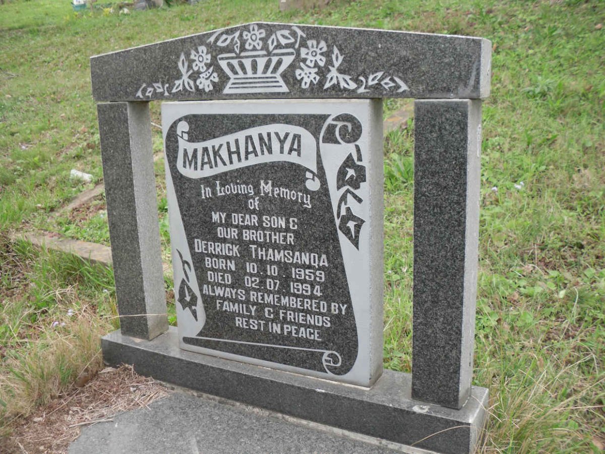 MAKHANYA Derrick Thamsanqa 1959-1994