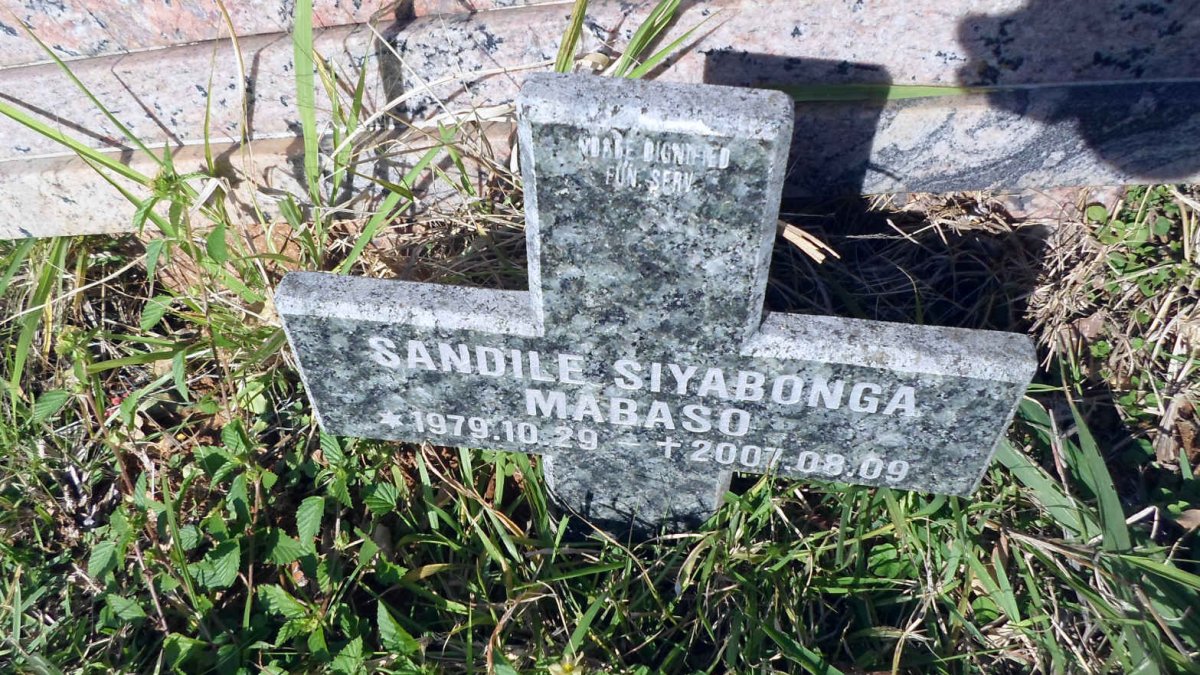 MABASO Sandile Siyabonga 1979-2007