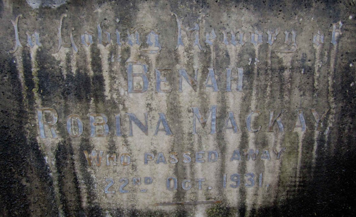 MACKAY Benah Robina -1931