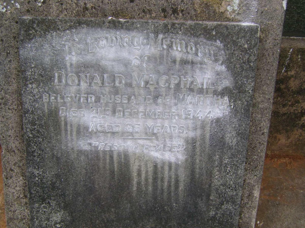 MACPHAIL Donald -1944