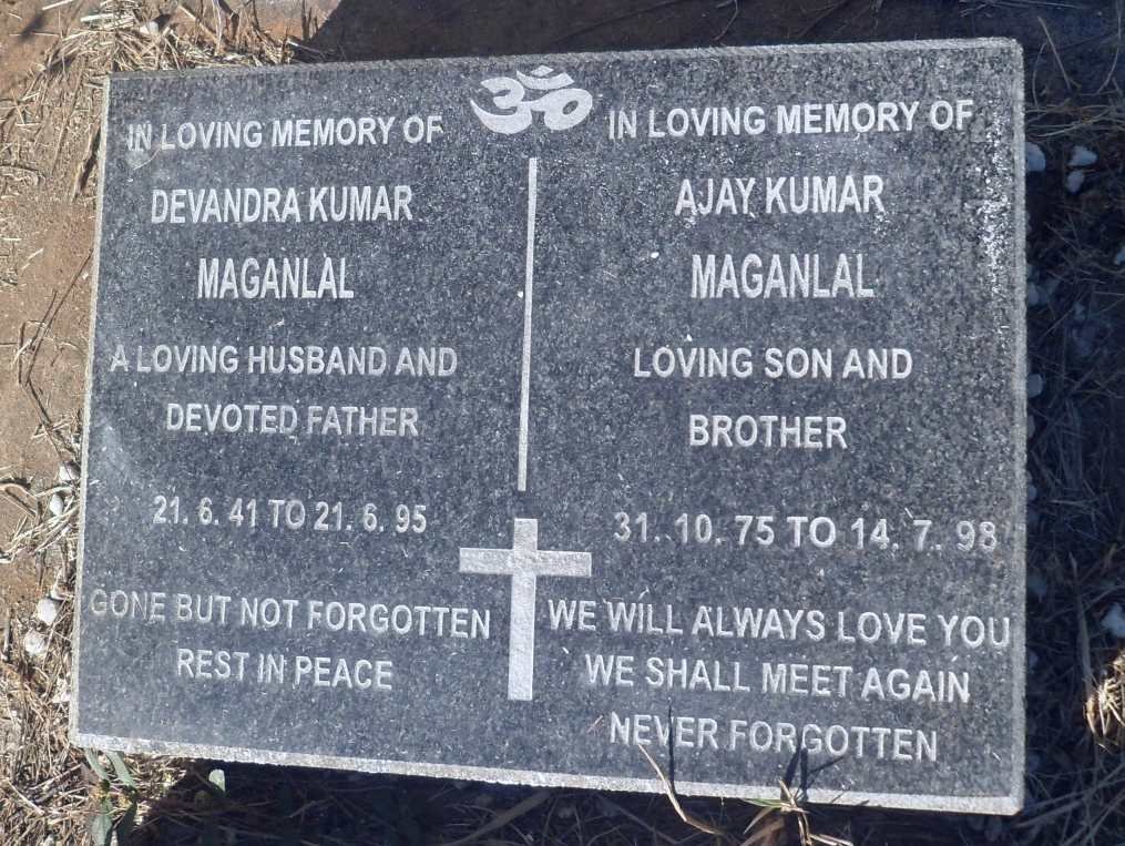 MAGANLAL Devandra Kumar 1941-1995 :: MAGANLAL Ajay Kumar 1975-1998