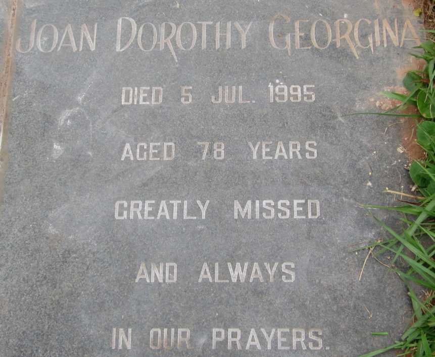 MAGIC Joan Dorothy Georgina -1995