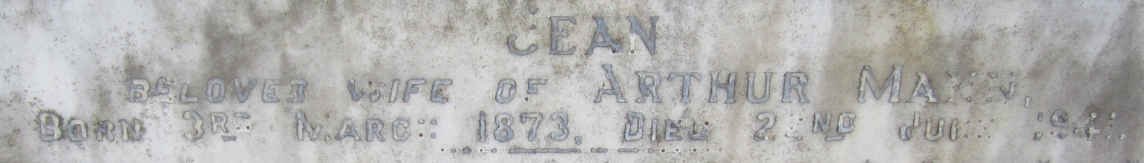 MANN Jean Henderson 1873-1941