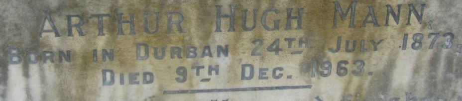 MANN Arthur Hugh 1873-1963