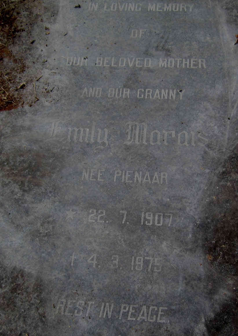 MARAIS Emily nee PIENAAR 1907-1975