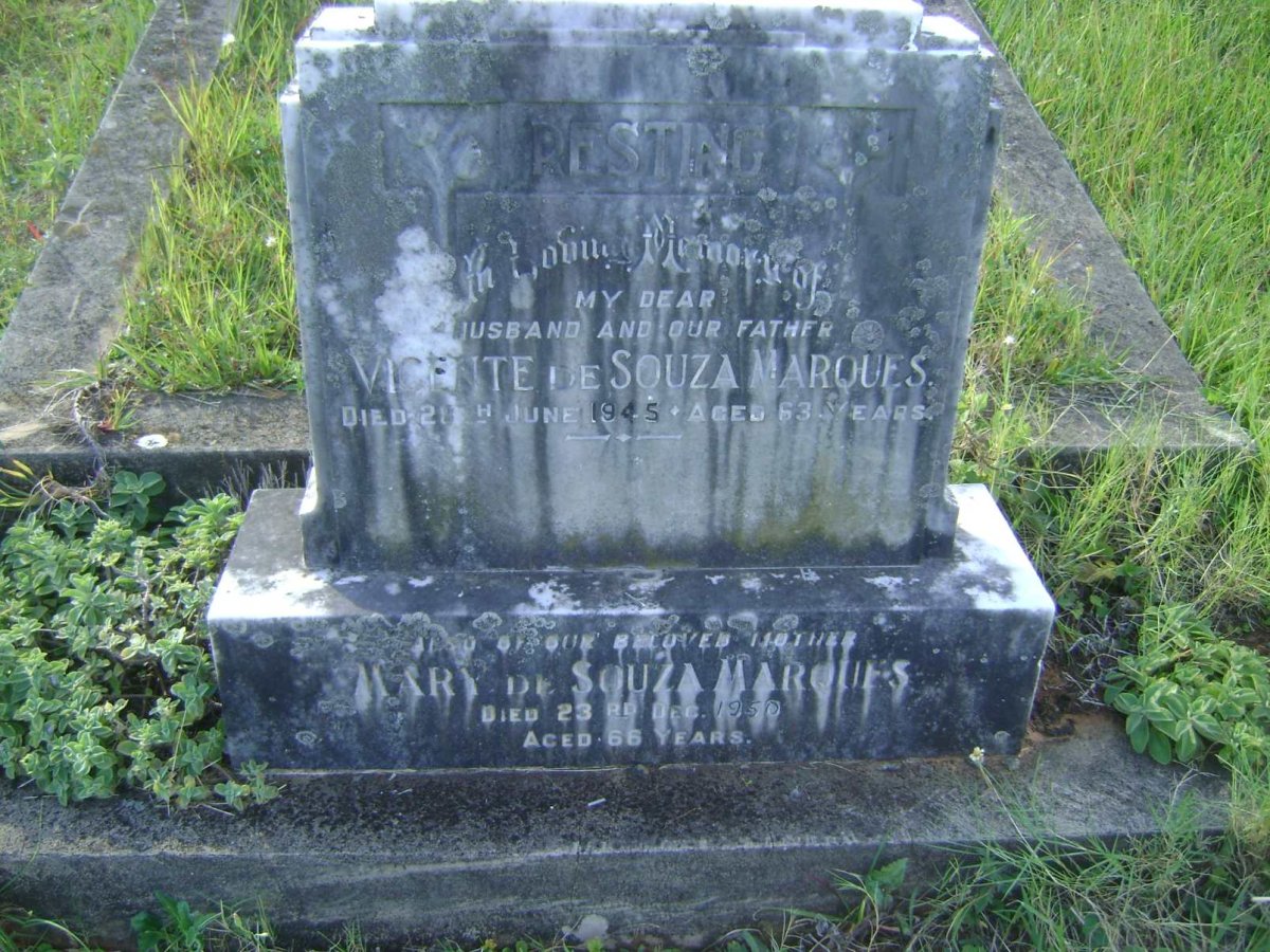 MARQUES Vicente De Souza -1945 &amp; Mary -1950