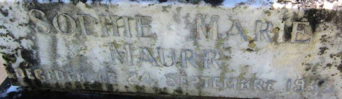 MAURR Sophie Marie -1955