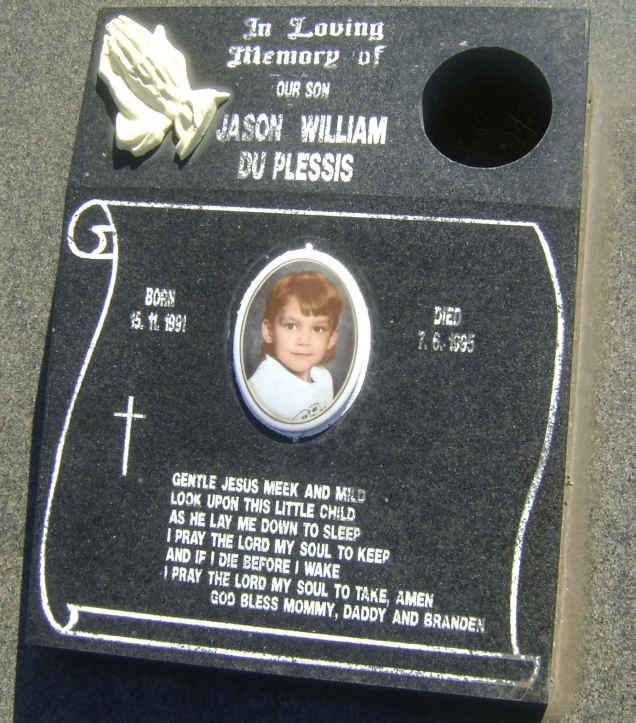 PLESSIS Jason William, du 1991-1995