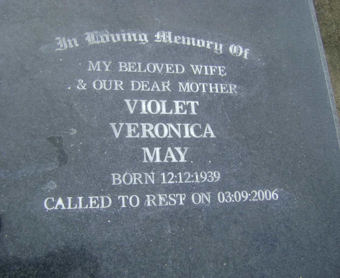 MAY Violet Veronica 1939-2006