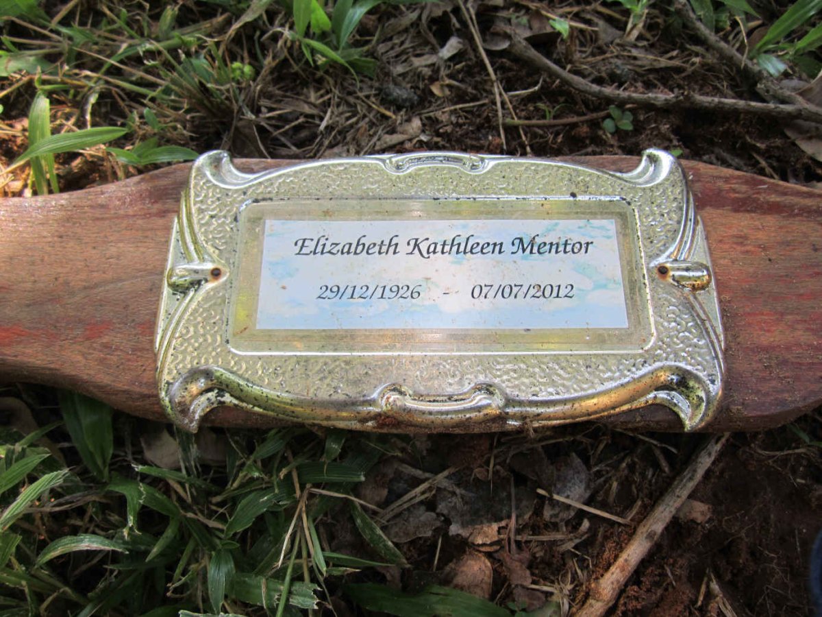 MENTOR Elizabeth Kathleen 1926-2012