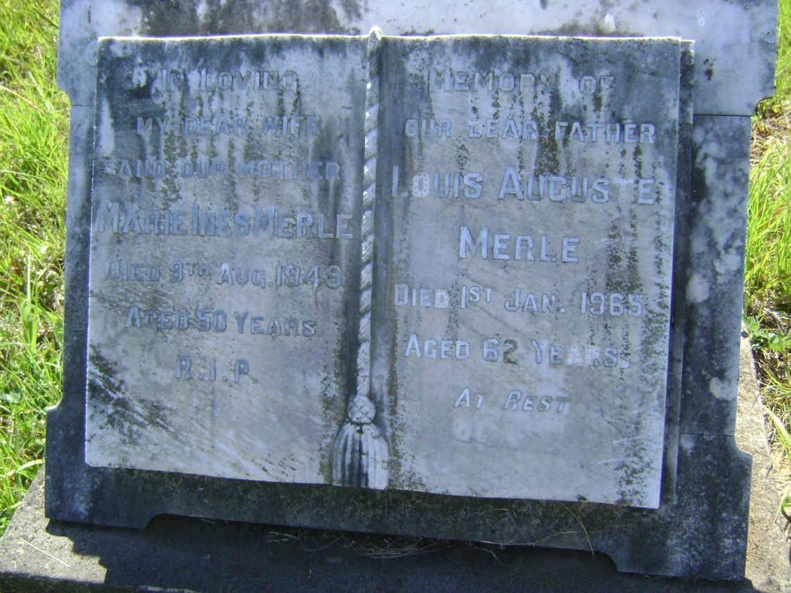 MERLE Louis Auguste -1965 &amp; Marie Ines -1949