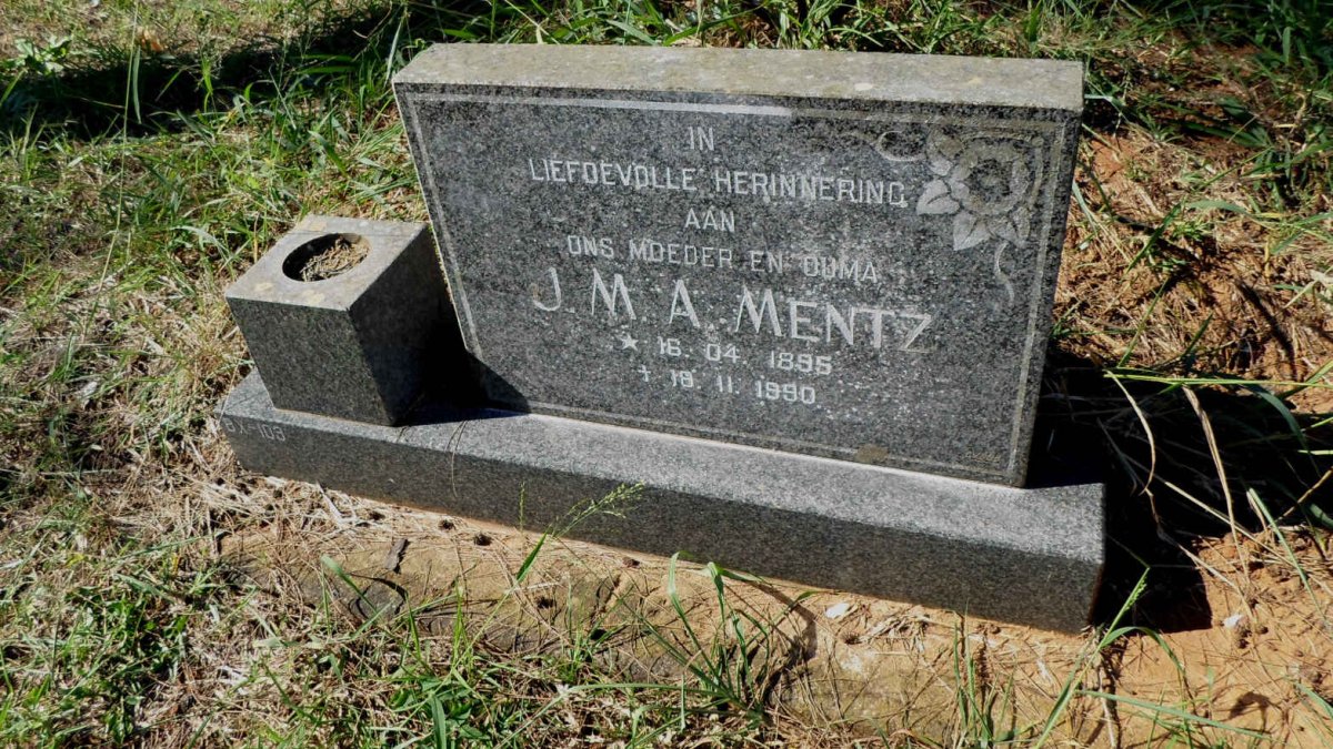 MENTZ J.M.A. 1895-1990