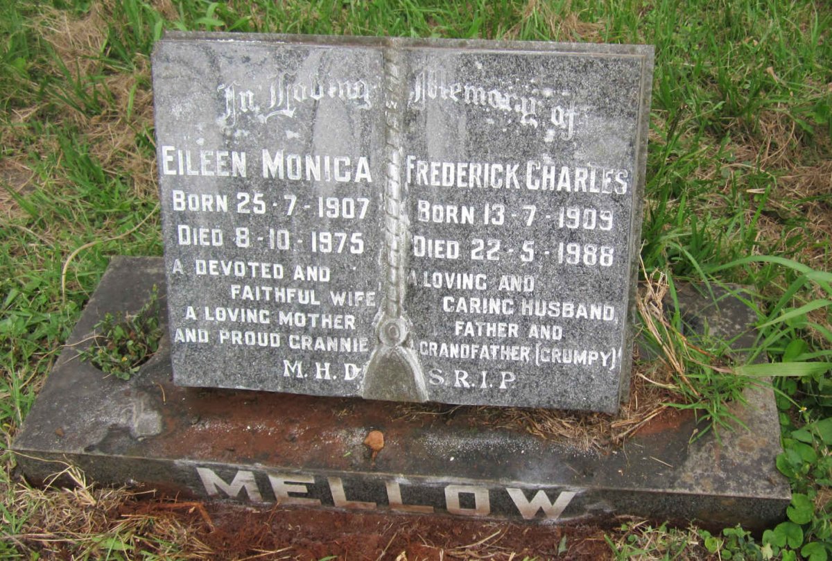 MELLOW Frederick Charles 1909-1988 &amp; Eileen Monica 1907-1975
