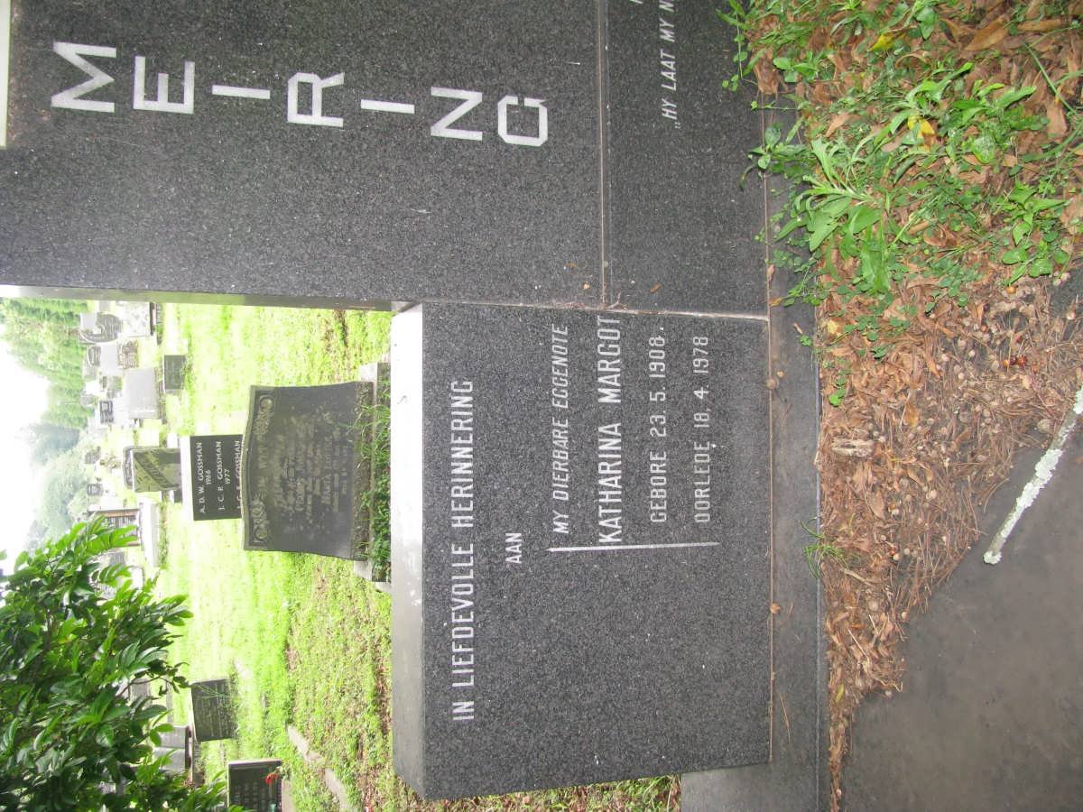 MEIRING Katharina Margot 1908-1978