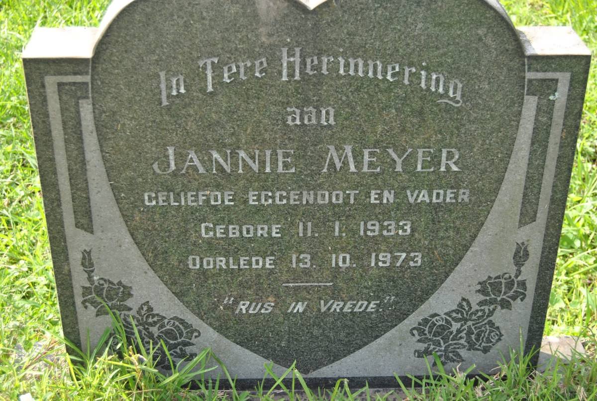 MEYER Jannie 1933-1973