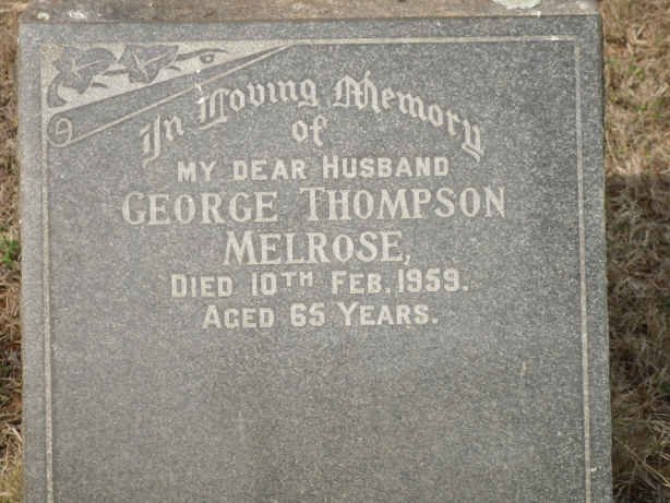 MELROSE George Thompson -1959