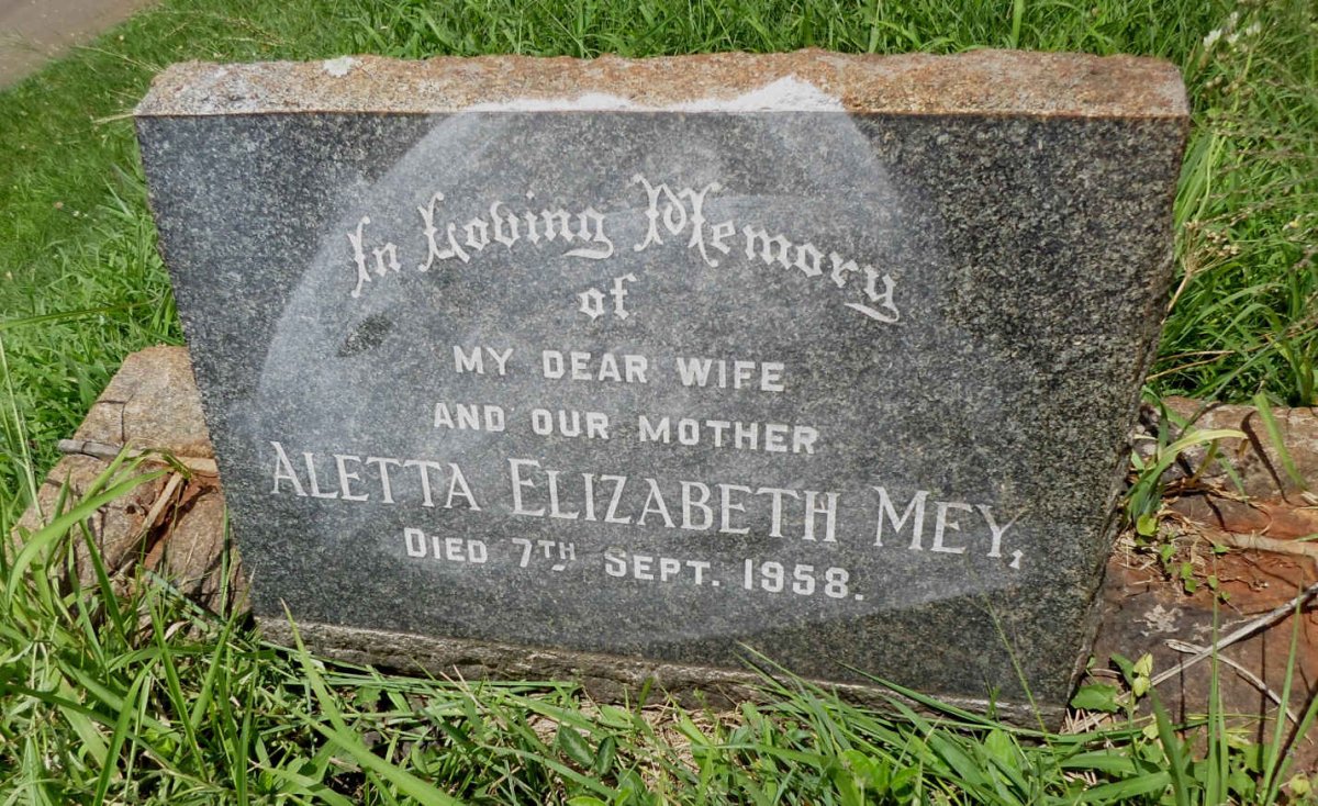 MEY Aletta Elizabeth -1958